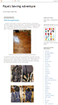 Mobile Screenshot of fayessewingadventure.blogspot.com