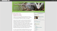 Desktop Screenshot of opulentopossum.blogspot.com