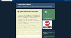 Desktop Screenshot of leftcoastunitarian.blogspot.com
