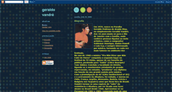 Desktop Screenshot of geraldovandre.blogspot.com