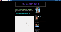 Desktop Screenshot of msjamesblog.blogspot.com