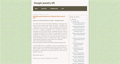 Desktop Screenshot of googljewelrlif.blogspot.com