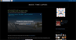 Desktop Screenshot of magictimelapse.blogspot.com