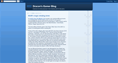 Desktop Screenshot of draconsgamerblog.blogspot.com