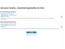 Tablet Screenshot of annuncigratis.blogspot.com
