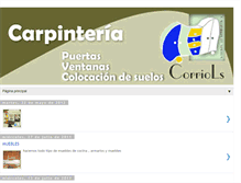Tablet Screenshot of carpinteriacorriols.blogspot.com