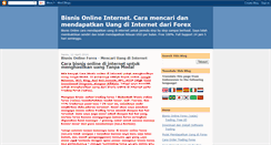 Desktop Screenshot of bisnis-online-forex.blogspot.com
