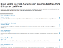 Tablet Screenshot of bisnis-online-forex.blogspot.com