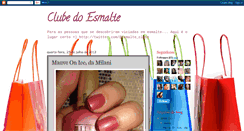 Desktop Screenshot of esmalteclube.blogspot.com