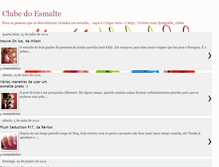 Tablet Screenshot of esmalteclube.blogspot.com