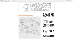 Desktop Screenshot of littlejohncomics.blogspot.com