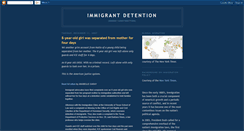 Desktop Screenshot of immigrantdetention.blogspot.com