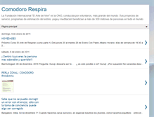 Tablet Screenshot of comodororespira.blogspot.com