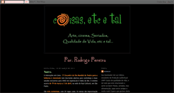 Desktop Screenshot of coisasetcetaldigo.blogspot.com