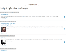 Tablet Screenshot of brightlightsfordarkeyes.blogspot.com