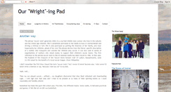 Desktop Screenshot of ourwrightingpad.blogspot.com