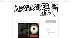 Desktop Screenshot of aparasiteslife.blogspot.com