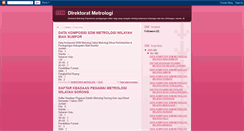 Desktop Screenshot of direktoratmetrologi.blogspot.com