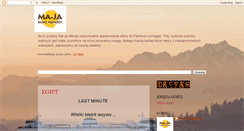 Desktop Screenshot of biuro-podrozy-ma-ja.blogspot.com