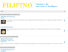 Tablet Screenshot of filipinoopinion.blogspot.com