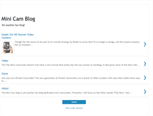 Tablet Screenshot of mini-cam.blogspot.com