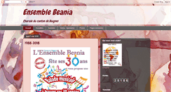 Desktop Screenshot of ensemble-beania.blogspot.com