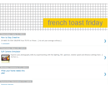 Tablet Screenshot of frenchtoastfriday.blogspot.com