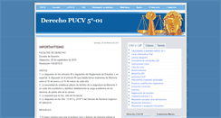 Desktop Screenshot of derechopucv.blogspot.com
