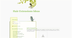 Desktop Screenshot of hair-extensions-ideas.blogspot.com