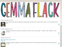 Tablet Screenshot of gemmaflack.blogspot.com