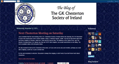 Desktop Screenshot of irishchesterton.blogspot.com