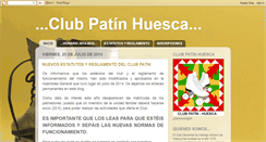 Desktop Screenshot of clubpatinhuesca.blogspot.com