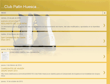 Tablet Screenshot of clubpatinhuesca.blogspot.com