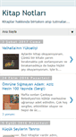 Mobile Screenshot of kitapnot.blogspot.com