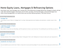 Tablet Screenshot of homeequityloans-mortgages.blogspot.com