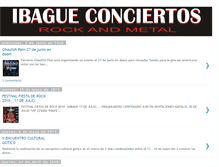 Tablet Screenshot of ibagueconciertosrockandmetal.blogspot.com