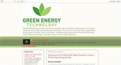 Desktop Screenshot of greenenergytechnologylimited.blogspot.com