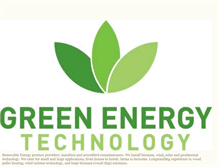 Tablet Screenshot of greenenergytechnologylimited.blogspot.com