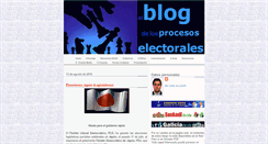 Desktop Screenshot of losprocesoselectorales.blogspot.com