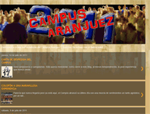 Tablet Screenshot of campusaranjuez2011.blogspot.com