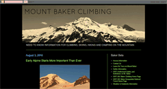 Desktop Screenshot of mtbakerclimbing.blogspot.com