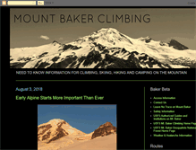 Tablet Screenshot of mtbakerclimbing.blogspot.com