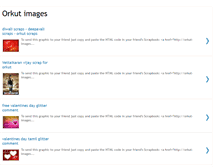Tablet Screenshot of orkut-images.blogspot.com