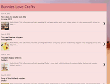 Tablet Screenshot of bunnieslovecrafts.blogspot.com