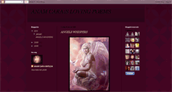 Desktop Screenshot of anamcaraslovingpoems.blogspot.com