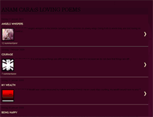 Tablet Screenshot of anamcaraslovingpoems.blogspot.com