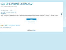 Tablet Screenshot of gaydaressalaam.blogspot.com