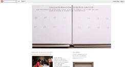 Desktop Screenshot of encuadernacion-design.blogspot.com