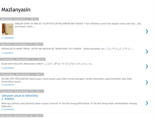 Tablet Screenshot of mazlanyasin.blogspot.com