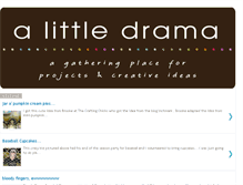 Tablet Screenshot of alittledramadesigns.blogspot.com